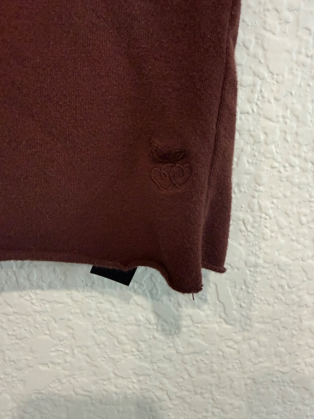 Out From Under Cotton Compression Boatneck Cropped Tee - Picture 4 of 8